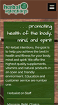 Mobile Screenshot of herbalintentions.com