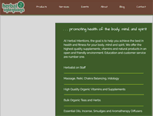 Tablet Screenshot of herbalintentions.com